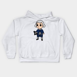 Chibi Joseph Warren (Large Print) Kids Hoodie